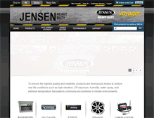 Tablet Screenshot of jensenheavyduty.com